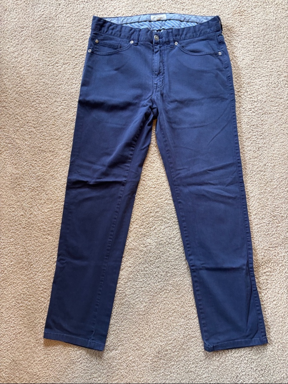 Peter Millar Straight-Fit Jeans in Navy